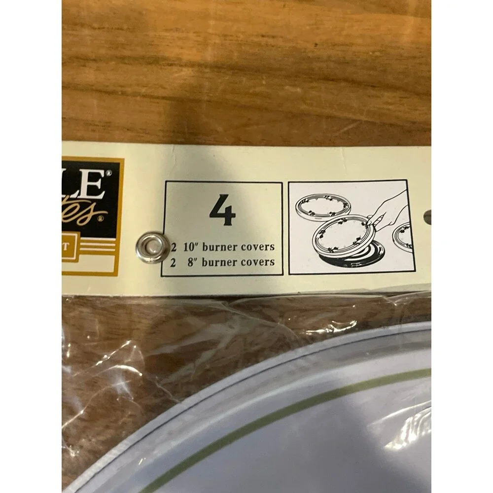 New Corelle shadow iris 4 piece stove top covers